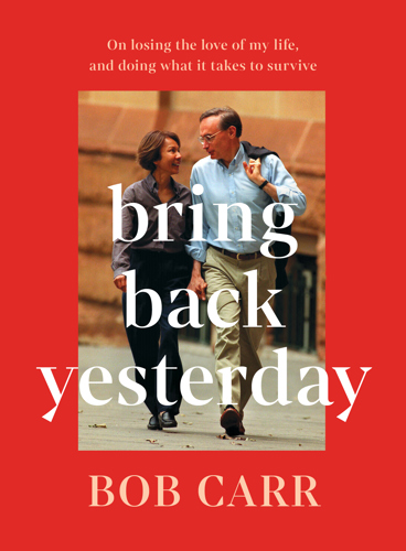 cover of Bring back yesterday